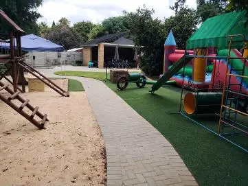 The garden and jungle gym